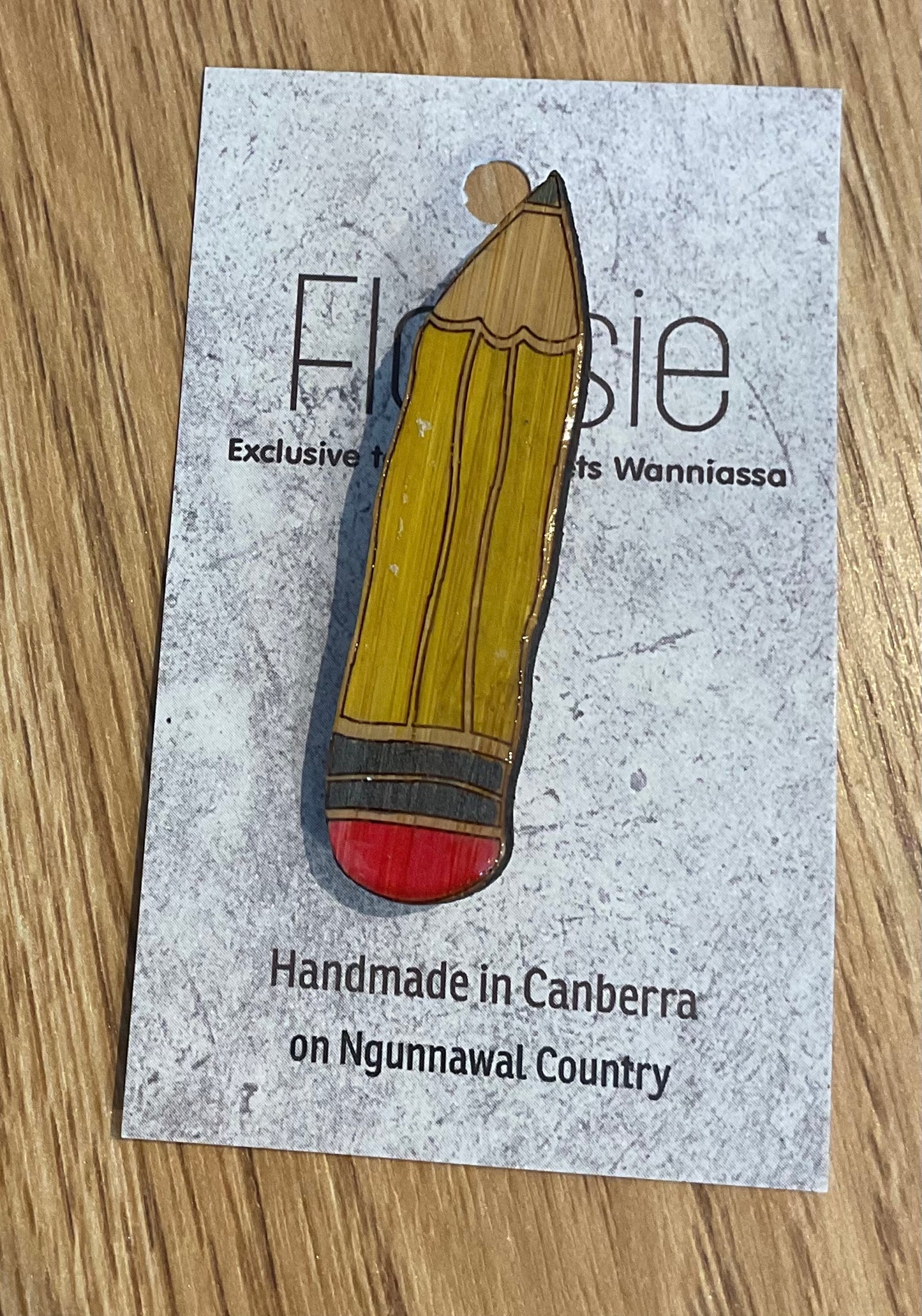 *Brooch Hand Painted Pencils