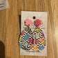 *Earrings Vinyl Easter Egg Print Dangles