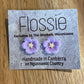 *Earrings Purple Flower Studs