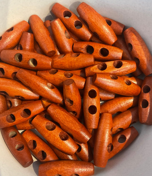 *Loose Buttons - Wooden Toggles