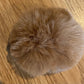 *Pom Pom Faux Fur Natural Colours 10cm