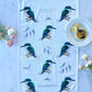 Tea Towel - Kingfisher