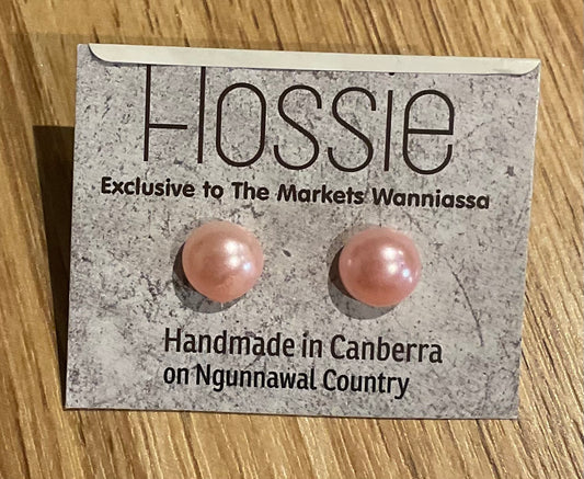 *Earrings Pale Pink Small Studs