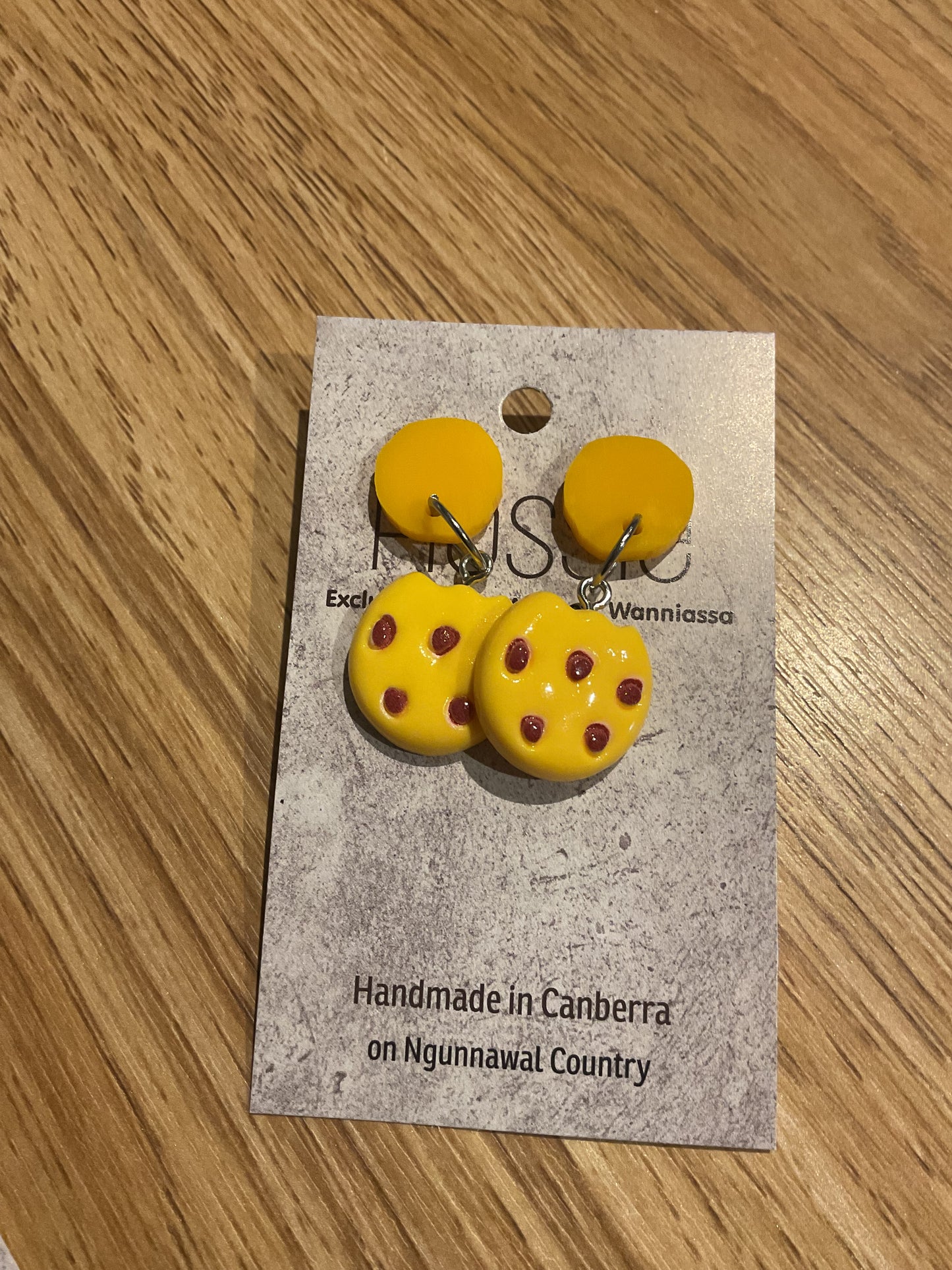 *Earrings Cookie Dangles