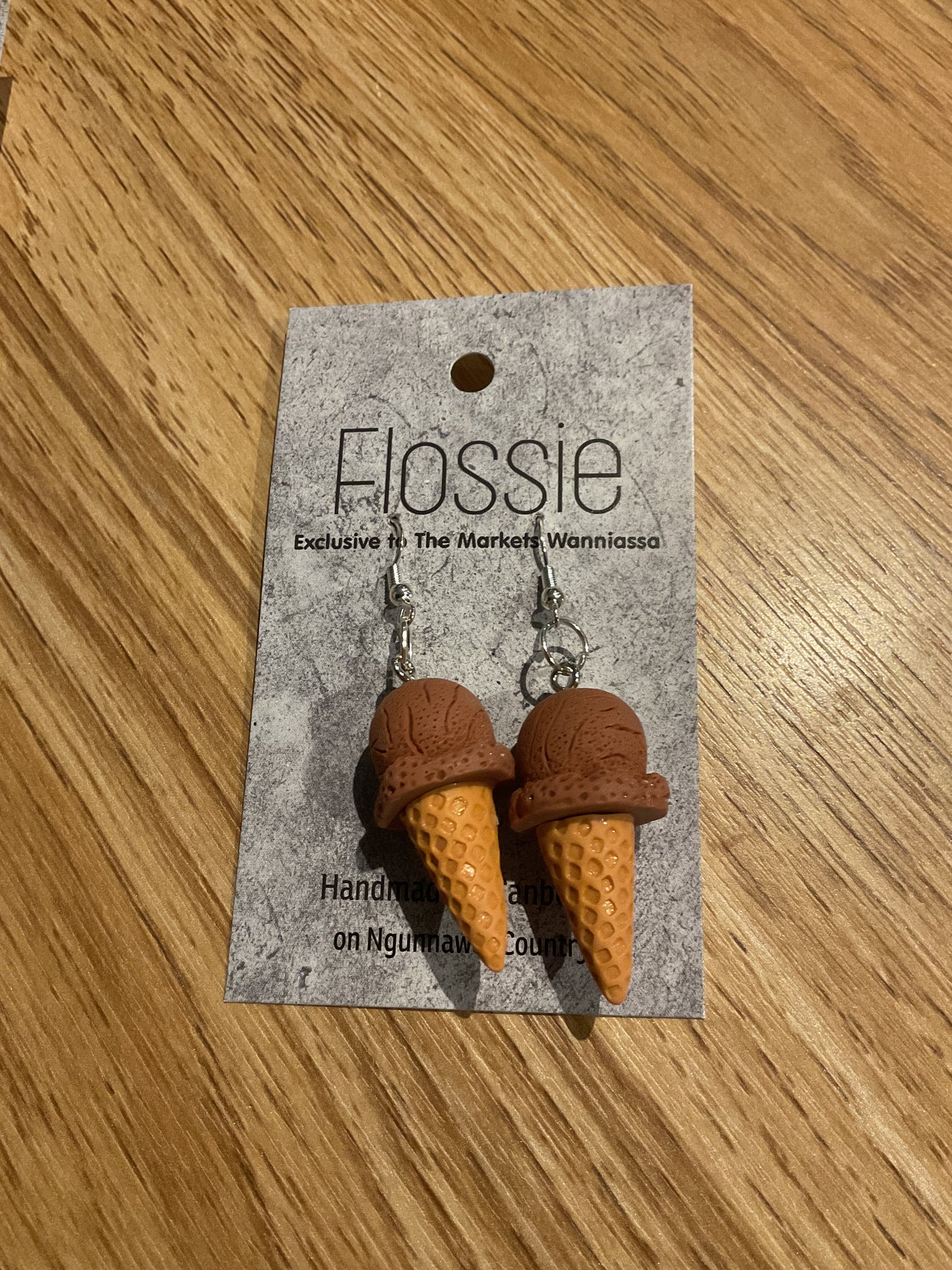 *Earrings Scoop Ice Cream Dangles