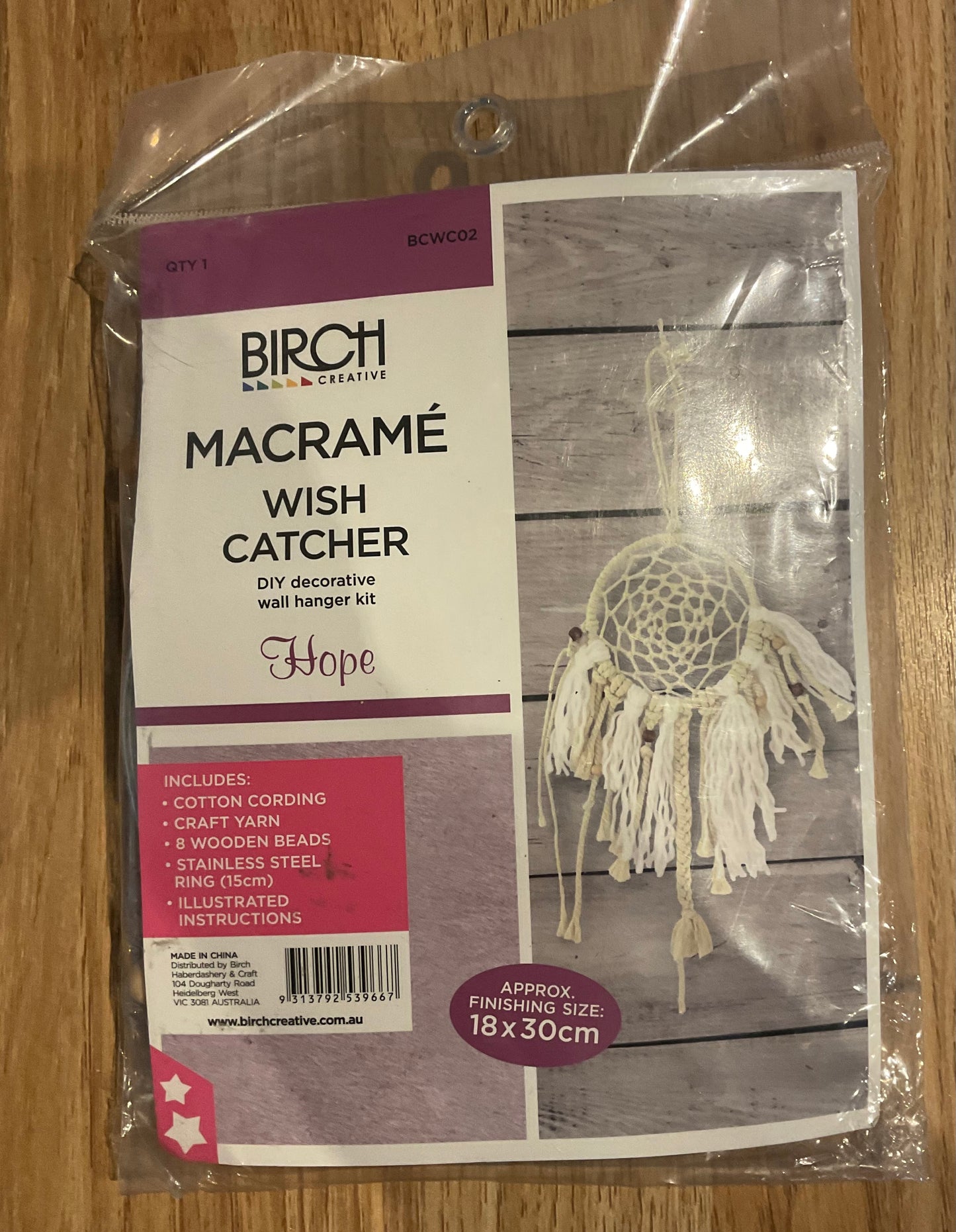 *Macrame Wish Catcher - Hope