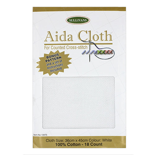 100% Cotton Aida Cloth -18 count