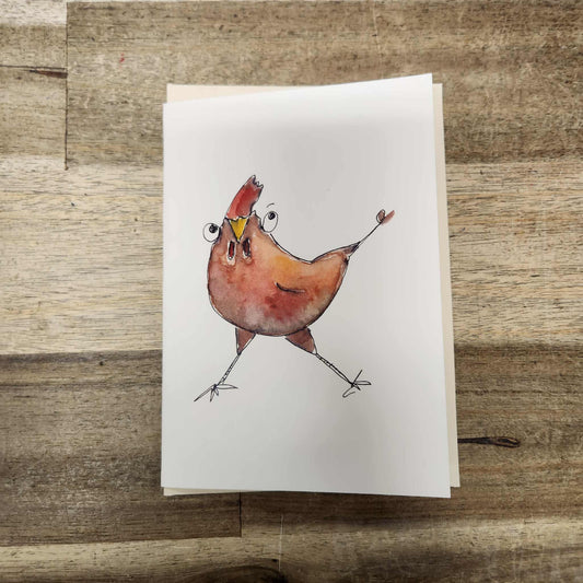 Greeting Card - Chicken