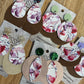 *Earrings Pink Gumnut Dangles