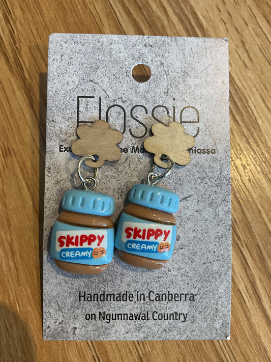 *Earrings Peanut Butter Dangles