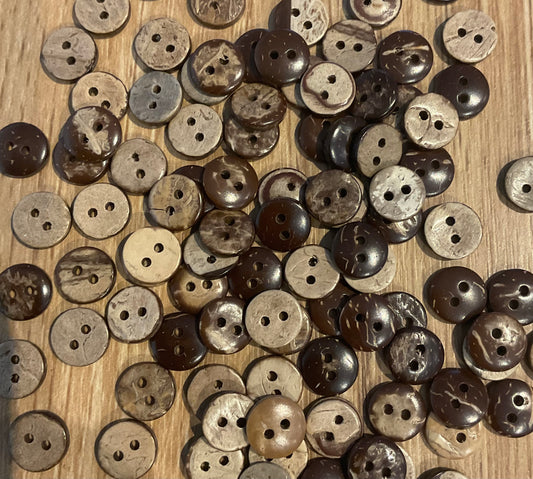 *Loose Buttons - Coconut Shell
