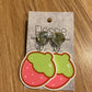 *Earrings Strawberry Dangles