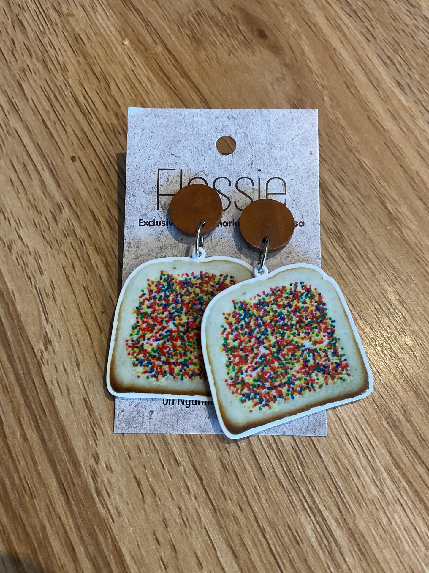 *Earrings Fairy Bread Dangles