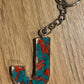 *Keychain Resin Letter J