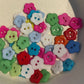 *Loose Buttons -Acrylic Flowers