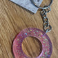 *Keychain Resin Letter O