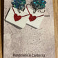 *Earrings Acrylic Envelope Dangles