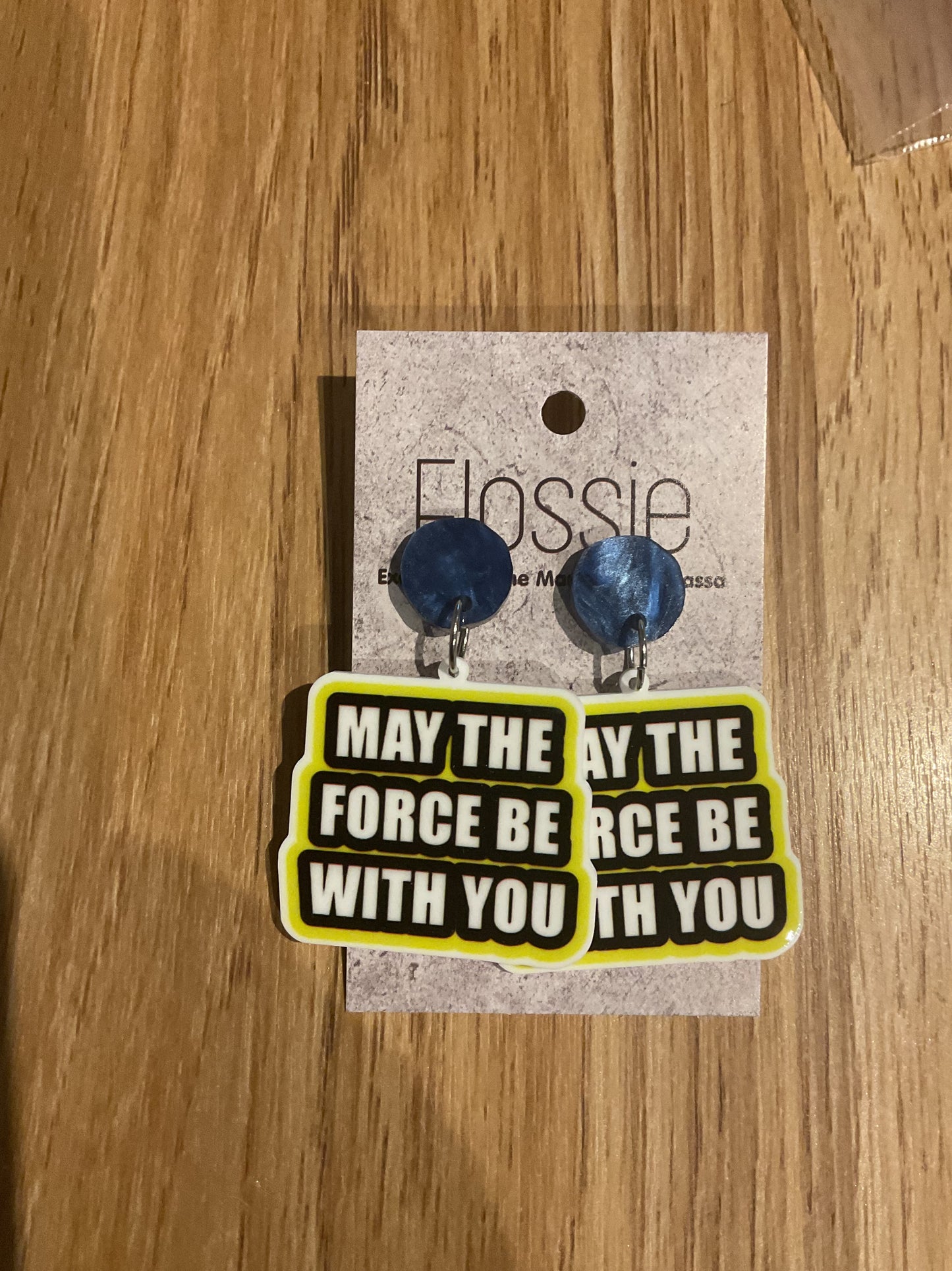 *Earrings Force Be With You Dangles