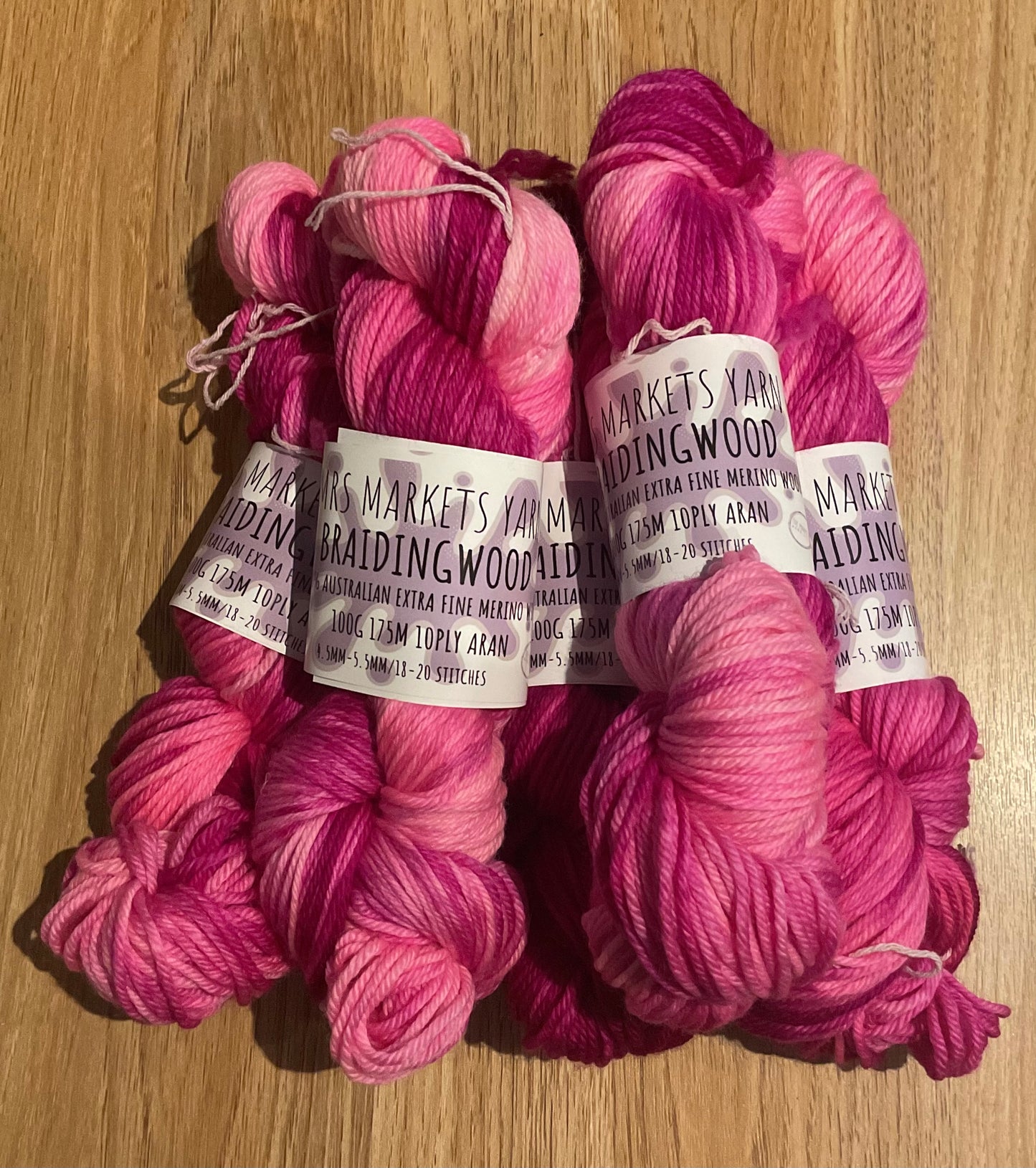 *Braidingwood Yarn 10ply Cherryish