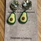 *Earrings Avocado Dangles