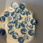 *Loose Buttons -Wooden Sailing Themed