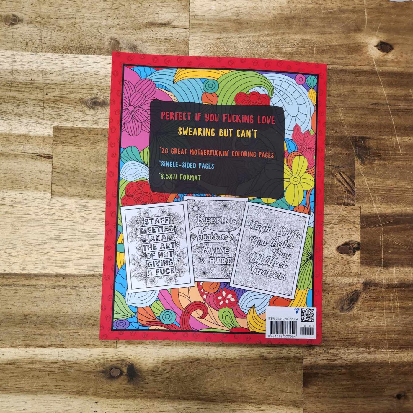 Swearing Like a Mother F*cking Nurse Colouring Book