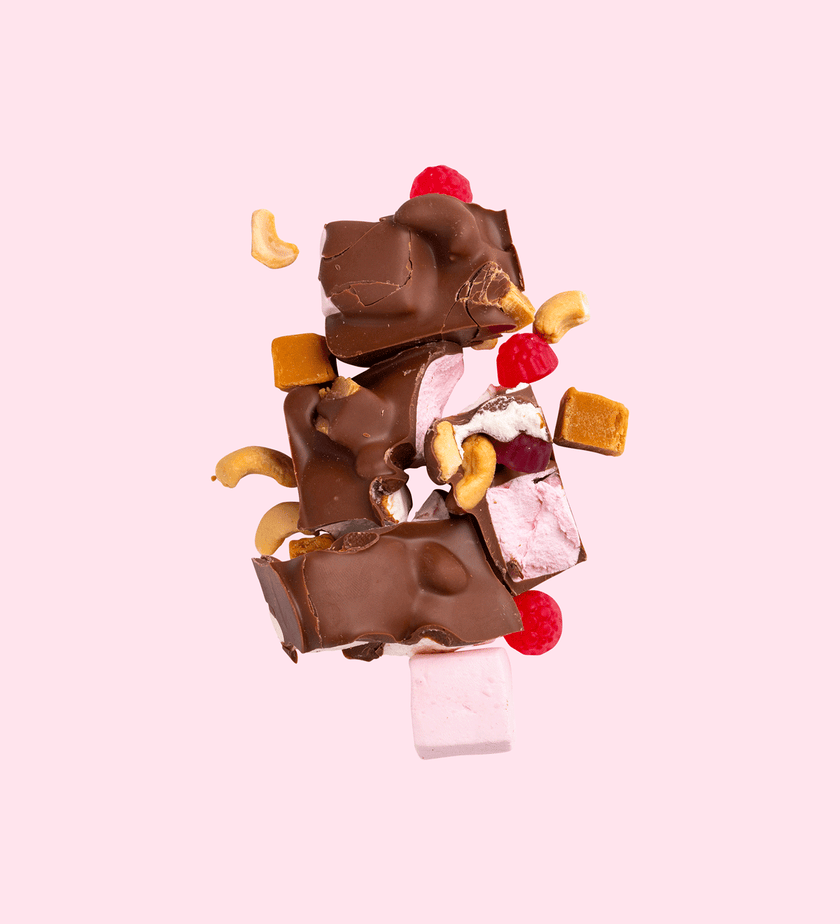 Milk Cashew Rocky Road