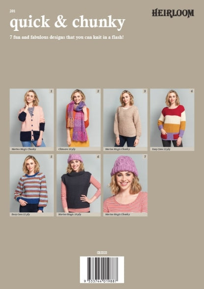 Quick and Chunky Pattern 201
