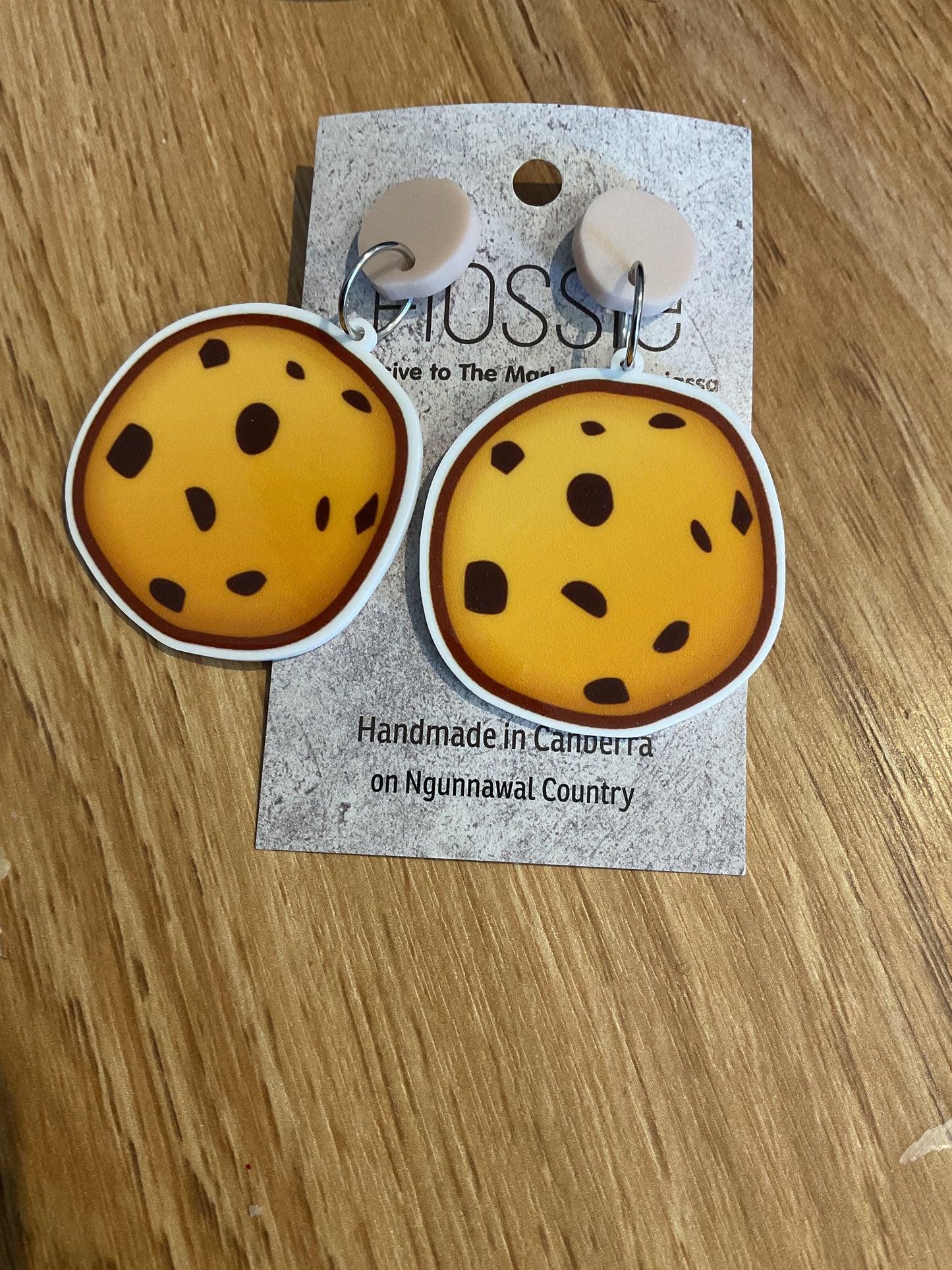 *Earrings Choc Cookies Dangles