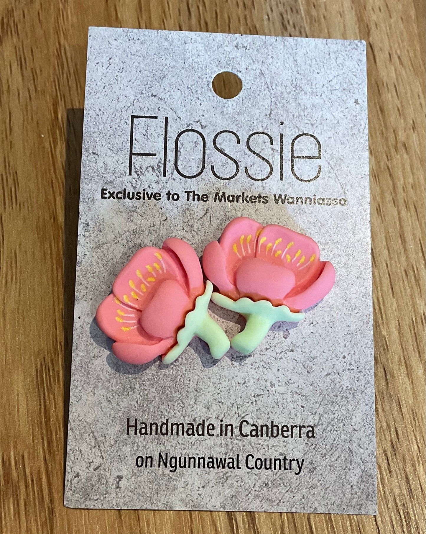 *Earrings Chunky Flower Studs