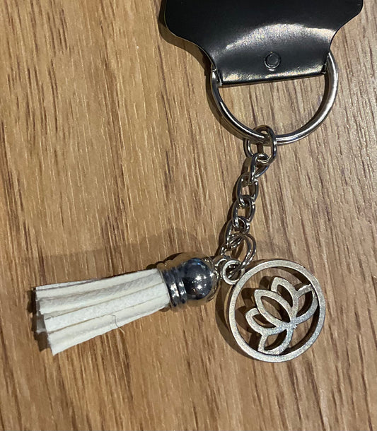 *Keychain - Tassel and Lotus