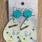 *Earrings Crayon Dangles