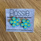 *Earrings Flower Handpainted Studs