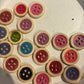 *Loose Buttons -Wooden Coloured