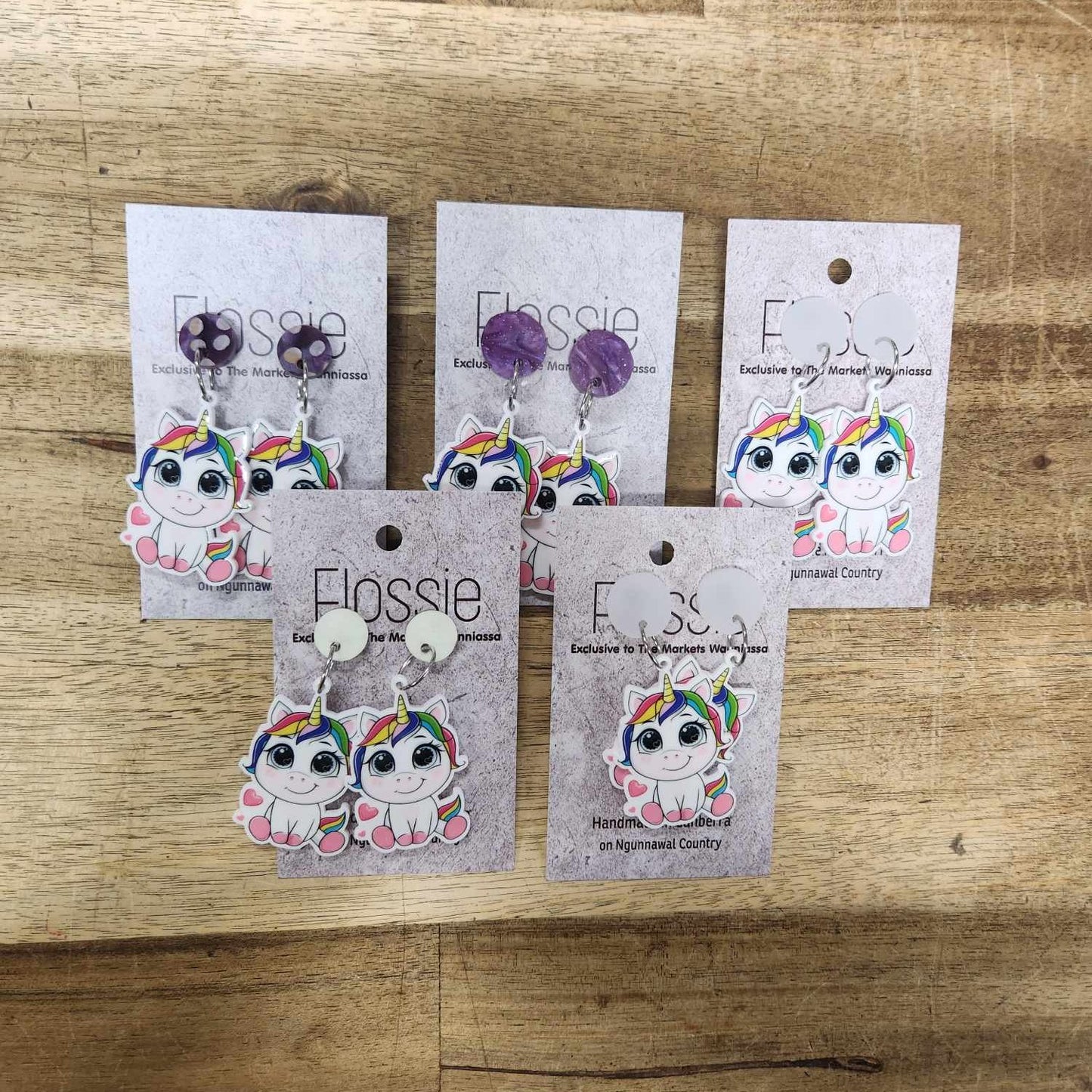 Earrings Cute Unicorn Dangles