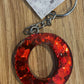 *Keychain Resin Letter O