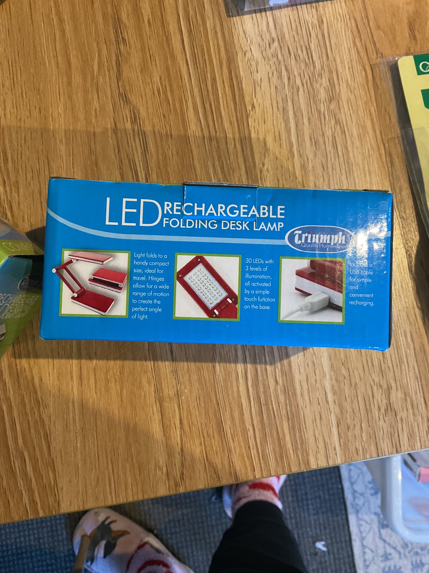 *Rechargeable LED Folding Craft Lamp