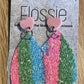 *Earrings Bright Glitter Dangles