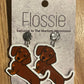 *Earrings Sausage Dog Dangles