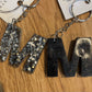 *Keychain Resin Letter M