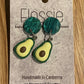 *Earrings Avocado Dangles