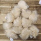 Faux Fur Pom Poms - Large Neutral