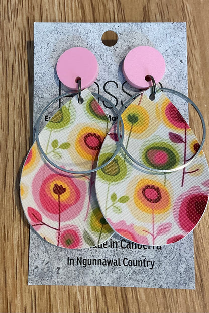 *Earrings Spring Flowers Dangles