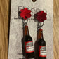*Earring Beer Bottle Dangles