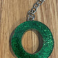 *Keychain Resin Letter O