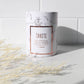 Wooden wick Candle - Tahiti Caramel - Rose Gold Luxe edition