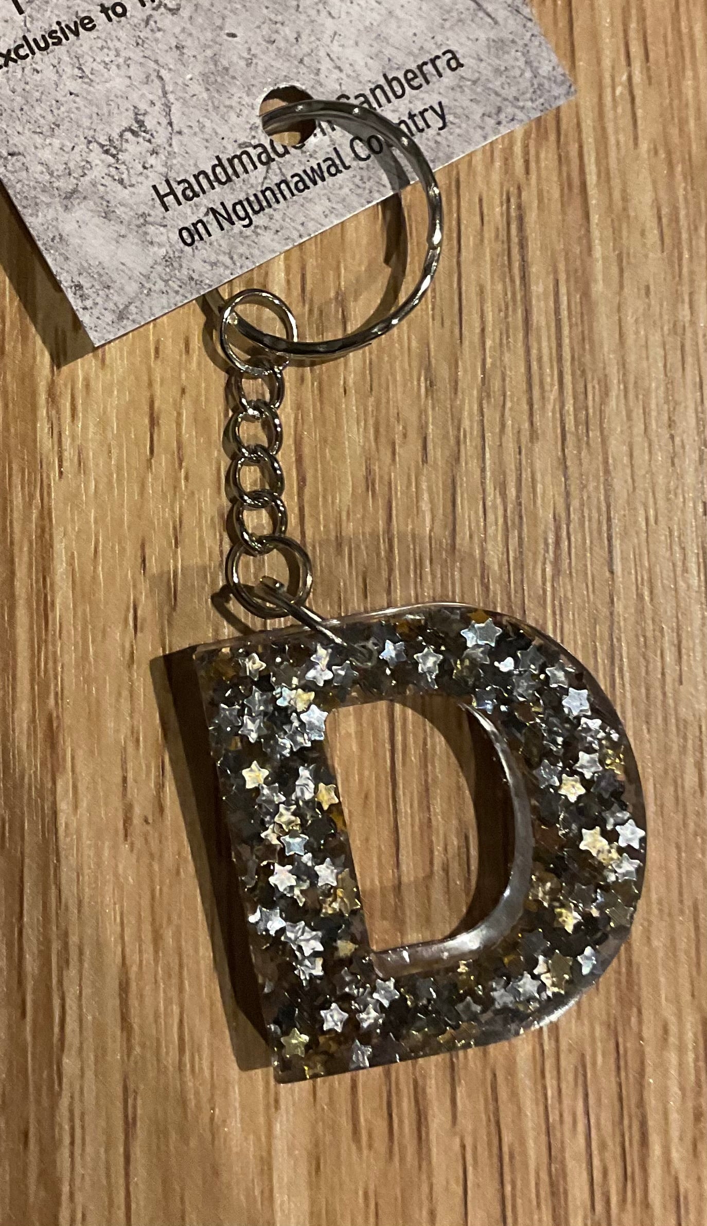 *Keychain Alphabet Letter D