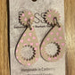*Earrings Acrylic Hand Painted Dangles