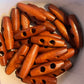 *Loose Buttons - Wooden Toggles Brown