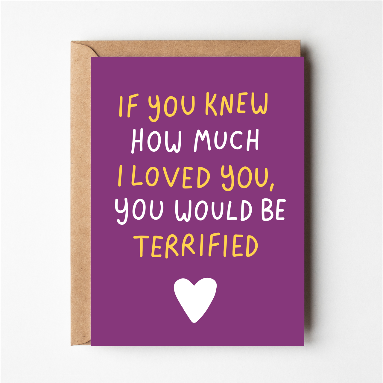 If you knew how much I loved you Card
